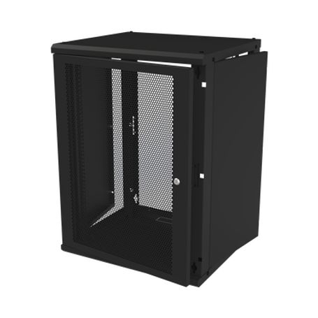 Gabinete De Pared Fijo Puerta Perforada Rack 19 De 16 Ur.