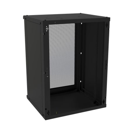 Gabinete De Pared Fijo Puerta Perforada Rack 19 De 16 Ur.