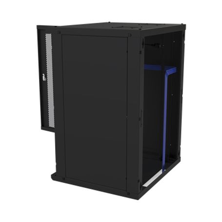 Gabinete De Pared Fijo Puerta Perforada Rack 19 De 16 Ur.