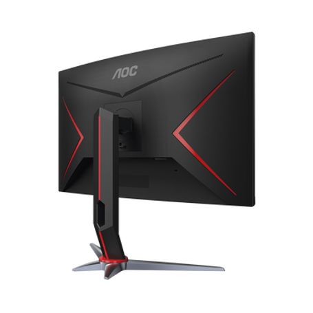 Monitor Curvo 27 Gaming Wled Va Resolución 1920 X 1080p 165hz Con Entradas De Video Vga / Hdmi / Displayport .  Bisel Ultra Delg