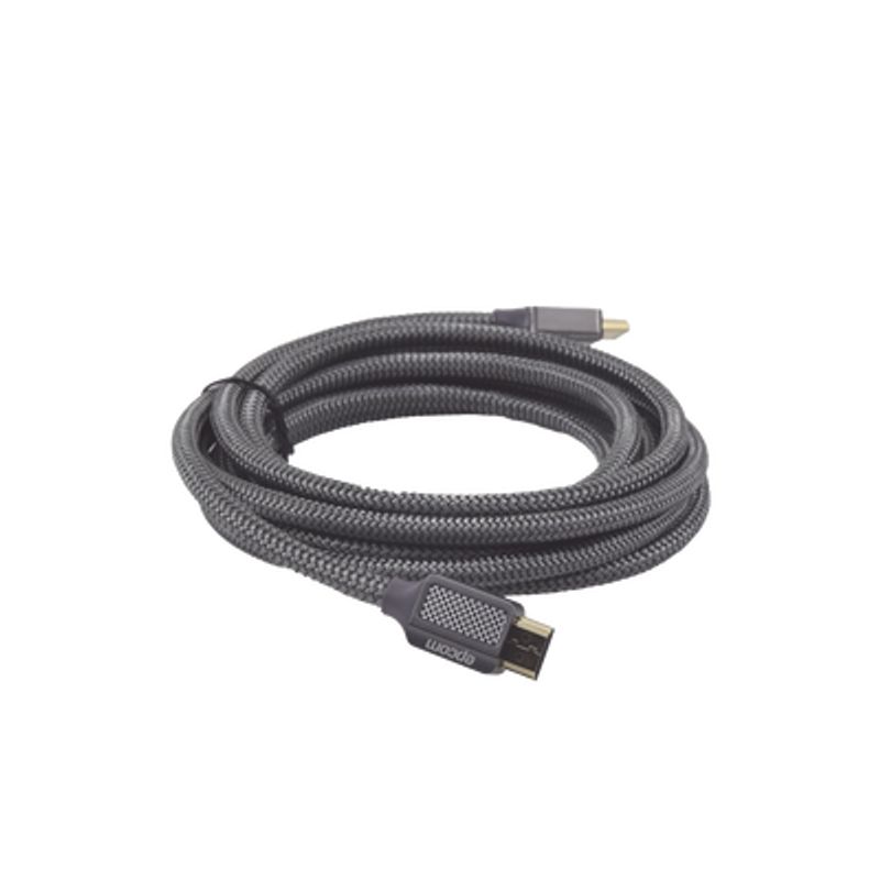 Cable HDMI Epcom Power Line, Versión 2.0 Redondo de 1 Metro, Optimizado,  para Resolución 4K Ultra