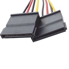 cable doble de corriente sata  compatible con dvrs epcom  hikvision  25 cms de longitud94924