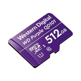 memoria microsd de 512 gb purple especializada para videovigilancia 10 veces mayor duración 3 anos de garantia