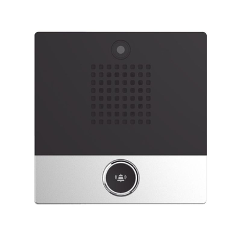 Mini Video Intercomunicador Para Hoteleria Y Hospitales Con Diseno Elegante Poe Cámara 1mpx 1 Botón 1 Relevador Integrado De Sal