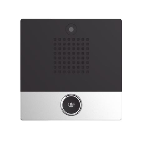 Mini Video Intercomunicador Para Hoteleria Y Hospitales Con Diseno Elegante Poe Cámara 1mpx 1 Botón 1 Relevador Integrado De Sal