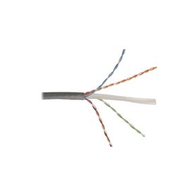 bobina de cable utp reelex de 4 pares alto desempeno cat6 pvc cm color gris 23 awg 305m88292