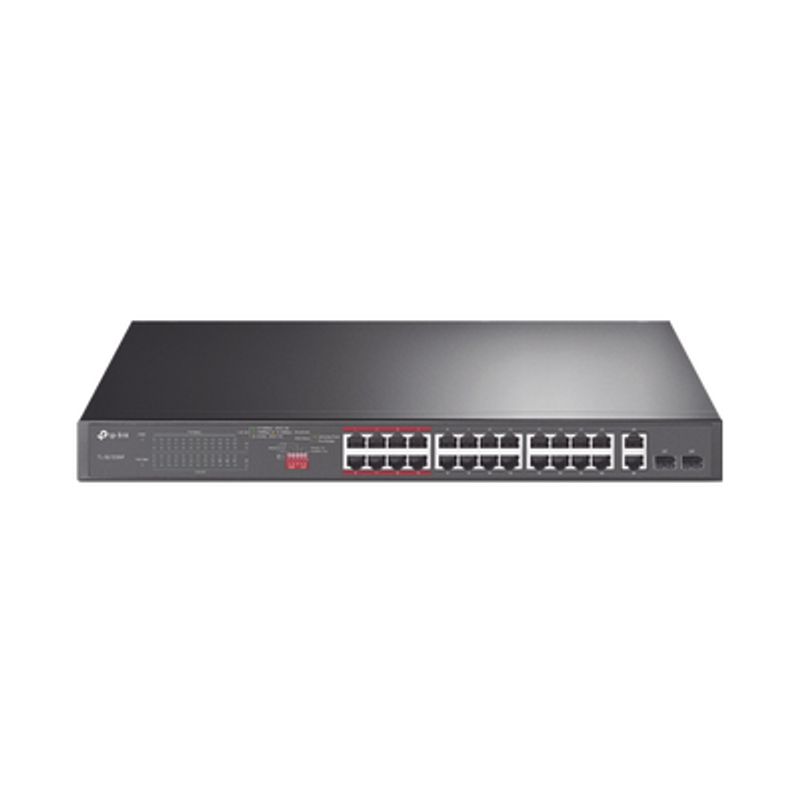 Switch Poe No Administrable 26 Puertos 10/100 Mbps  2 Puertos 10/100/1000 Mbps  2 Puertos Sfp 8 Puertos Extensor Poe (hasta 250 