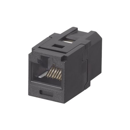 módulo acoplador rj45 a rj45 minicom categoria 6 color negro188362