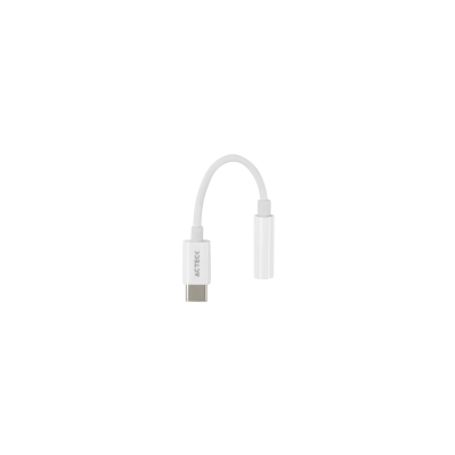 adaptador usb c a jack 35mm acteck aa405 