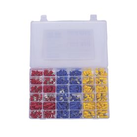 juego de 580 pzas terminales variadas con forro y caja de almacenamiento209547