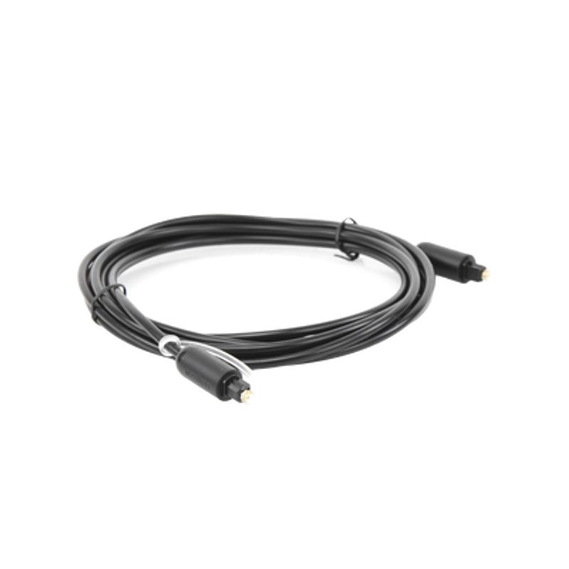 TOSLink - Paquete de 2 cables de audio digital de fibra óptica de 3 pies  macho a macho, ligero y flexible, compatible con S/PDIF, ADAT, Dolby  Digital