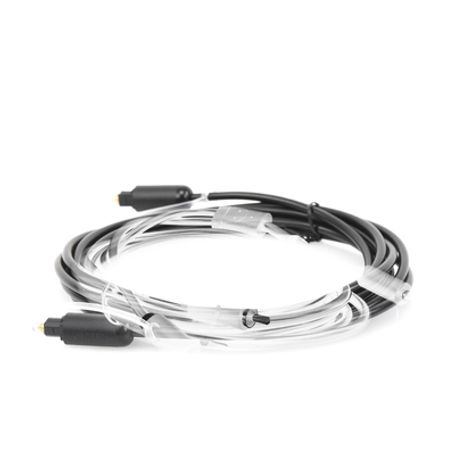 VANAUX Cable de audio digital óptico, cable Toslink de 3 pies [fibra óptica  PMMA, chaqueta trenzada] Cable S/PDIF macho a macho para barra de sonido