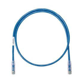 cable de parcheo utp categoria 5e con plug modular en cada extremo  1 ft  azul