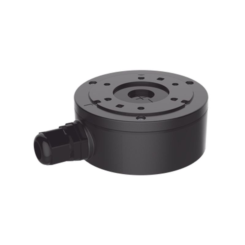 Caja De Conexión De Metal Color Negro / Exterior Ip66 / Compatible Con Ds2cd2043g2i(u)(black) 