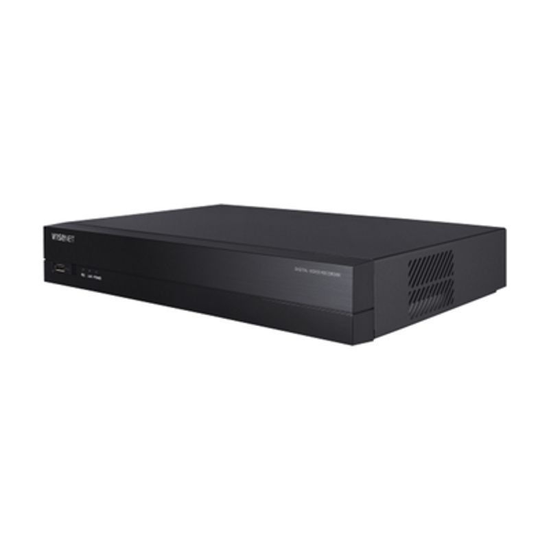 Dvr 6 Canales 4 Analógicos  2 Ip Hasta 8mp / Soporta  Ahd Tvi Cvi Cvbs Ip / 4 Entradas Y 1 Salida De Alarma / Wisenet P2p 