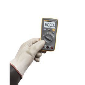 multimetro digital de tamano compacto para medición de corriente y tensión uso con voltaje máximo de 600 v pantalla led retroil