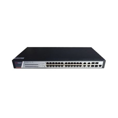 switch gigabit poe  administrable  24 puertos 101001000 mbps poe  4 puertos 101001000 mbps  4 puertos sfp de uplink  370 w