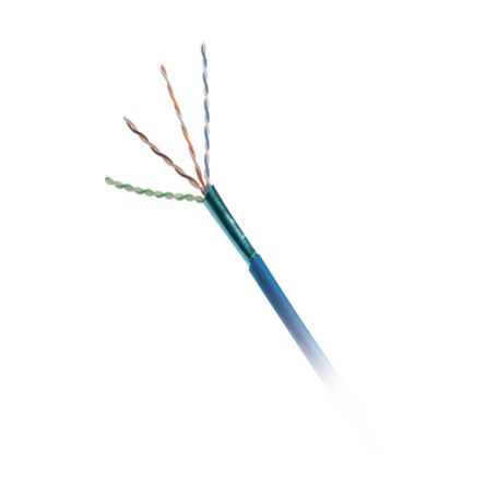 bobina de cable utp de 4 pares varimatrix cat6a 23 awg cmp plenum color azul 305m
