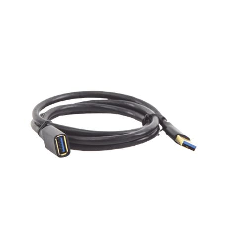 Cable Extensor Usb 3.0 / 1 Metro / Machohembra / 5 Gbps / Ultra Durabilidad / Núcleo De Cobre Estanado 28/22 Awg / Blindaje Inte