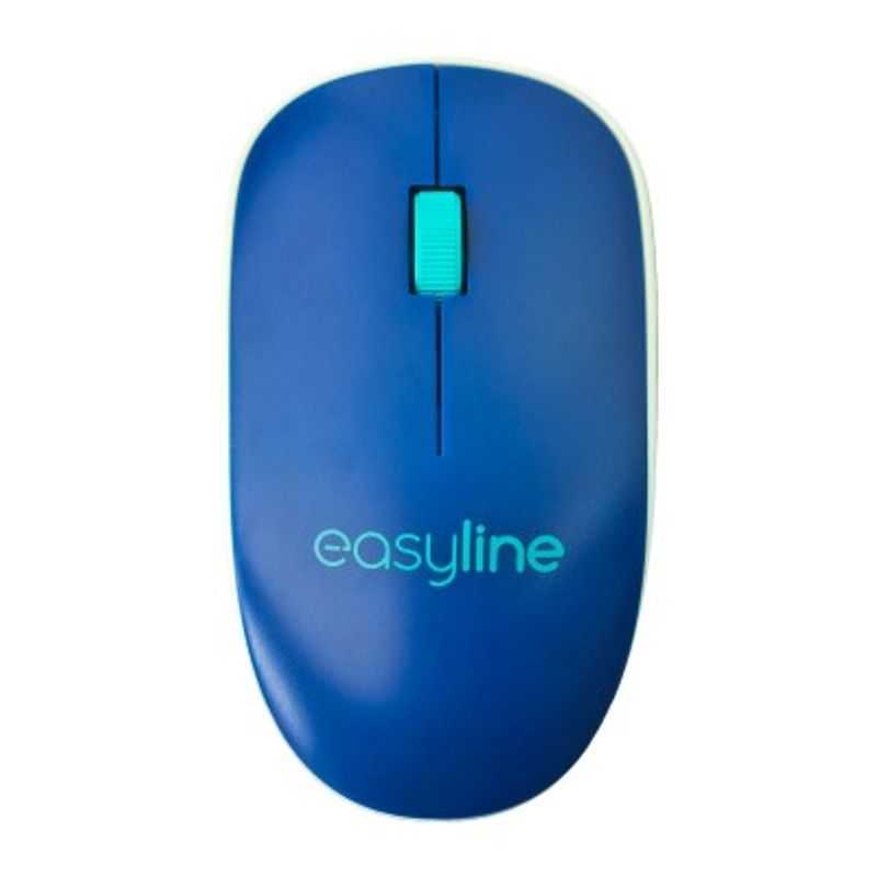 Mouse Easy Line EL995128  Azul Inalámbrico 1000 DPI TL1 