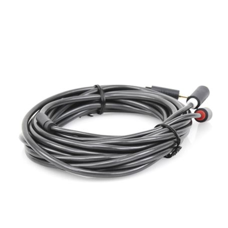 Cable Adaptador De 3.5mm Macho A 2 Rca Macho / 5 Metros / Color Gris / Blindaje Múltiple / Abs / Alta Calidad