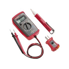 kit básico para instaladores y electricistas con multimetro detector de tensión sin contacto y comprobador de fase214351