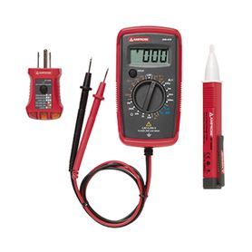 kit básico para instaladores y electricistas con multimetro detector de tensión sin contacto y comprobador de fase214351