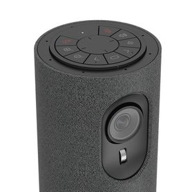 cámara de videoconferencias portátil  resolución de 2 megaxpiel full hd  4 micrófonos  altavoz 5 w  conexión usb  control remot