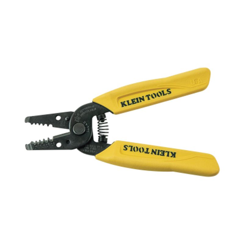 Pinza Klein Peladora Y Cortadora De Cable Solido Awg 1018.