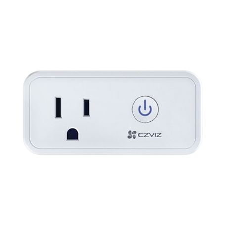 enchufe inteligente  wifi  control a través de la aplicación ezviz   permite conocer el consumo de sus dispositivos conectados 