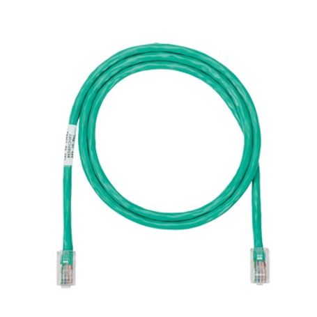 cable de parcheo utp categoria 5e con plug modular en cada extremo  1 m  verde