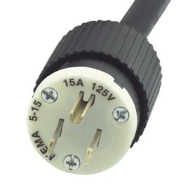 clavija negra 15 a 125 v ca 2 polos 3 hilos nema 515p  207758