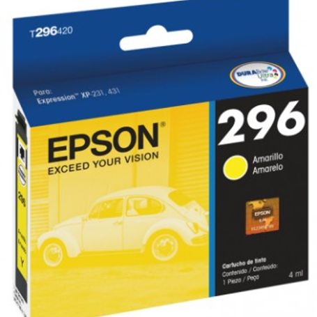 Cartucho EPSON T296420AL Amarillo Epson Inyección de tinta Caja TL1 