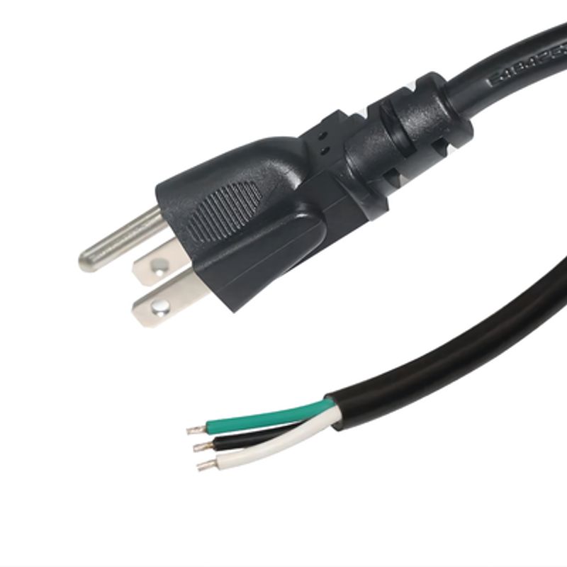 Cable De Alimentación Eléctrica Para 120240 Vca / 1. 8 Metros / 3 Fases / Cables Libres