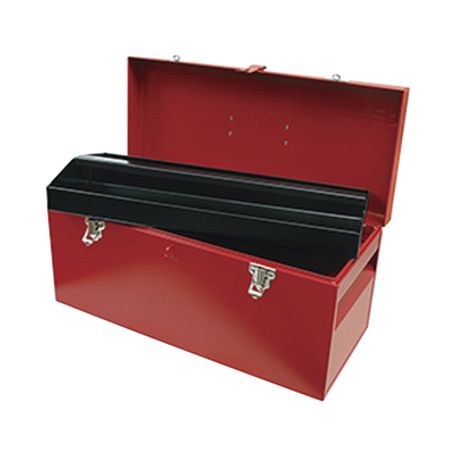 caja de herramientas metálica con soble cerradura de 51 x 215 x 24cm