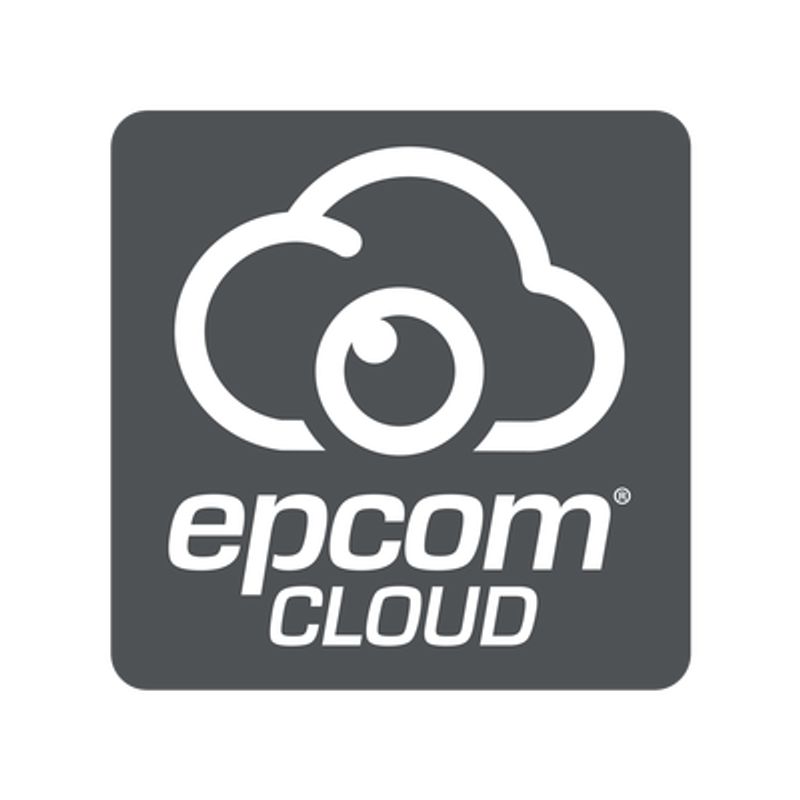 Suscripción Anual Epcom Cloud / Grabación En La Nube Para 1 Canal De Video A 4mp Con 90 Dias De Retención / Grabación Por Detecc