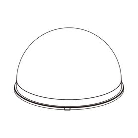 burbuja cristalina para domos wisenet