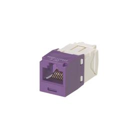 conector jack rj45 estilo tg minicom categoria 6 de 8 posiciones y 8 cables color violeta177990