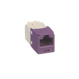 conector jack rj45 estilo tg minicom categoria 6 de 8 posiciones y 8 cables color violeta177990