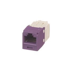 conector jack rj45 estilo tg minicom categoria 6 de 8 posiciones y 8 cables color violeta177990