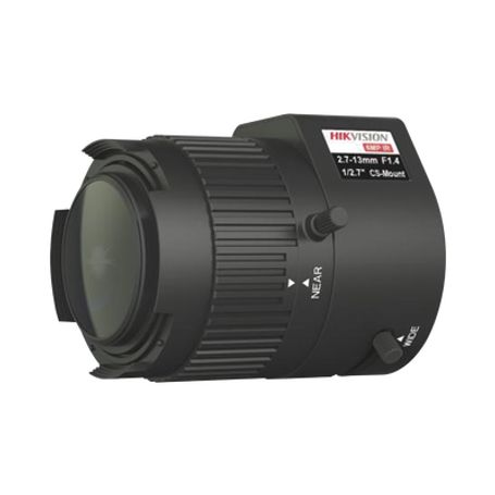 lente varifocal 27 a 13 mm  resolución 6 megapixel  iris automático  formato 127  compatible con cámaras hikvision