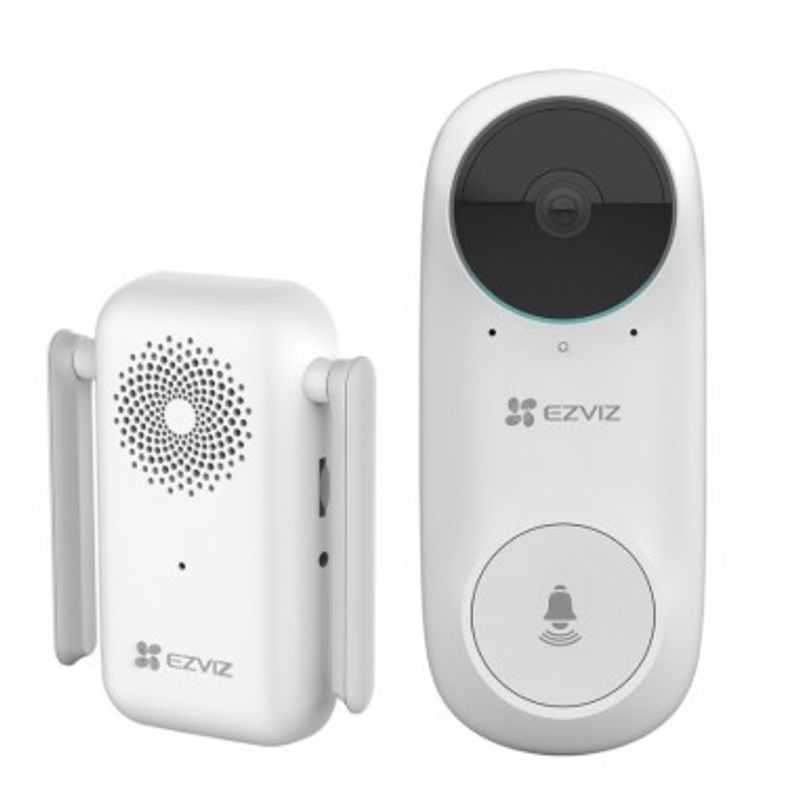Timbre Inalámbrico (Doorbell) de Bateria Recargable (1920x1080) / Sirena WiFi / Micro SD hasta 128 GB / Uso en Interior (DB2C) T