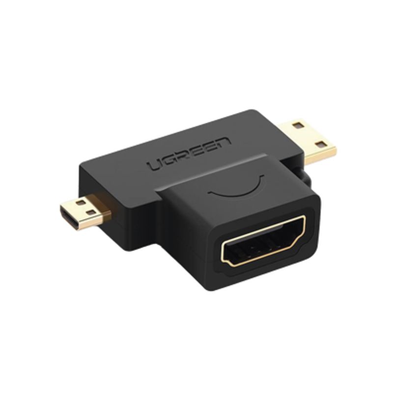 CABLE ADAPTADOR DE MICRO HDMI MACHO A HDMI HEMBRA ULTRA HD 4K UGREEN –  Compukaed