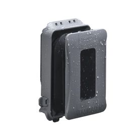 cubierta impermeable 1 unidad horizontalvertical servicio pesado expandible color gris
