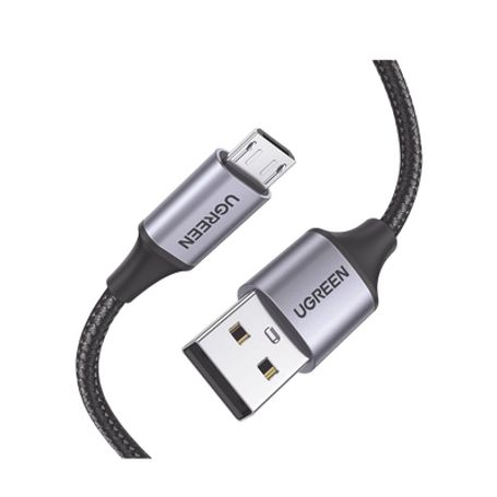 cable usba a micro usb   nylon trenzado  tecnologia de carga rápida qc fcp y afc  soporta qc 20 30  transmisión de datos hasta 