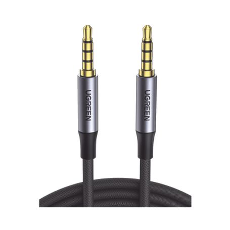 UGREEN Cable Audio Jack 3.5 Macho Macho Nylon Trenzado Plano Cable