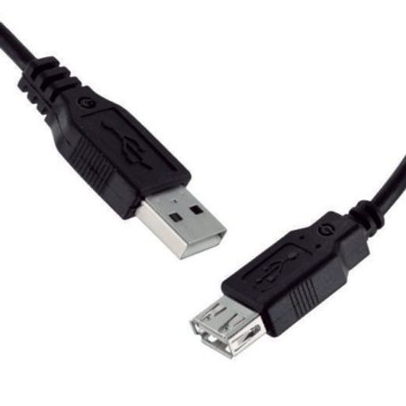 Cable GETTTECH JL3520 USB 2.0 USB AExtensión Negro 1.5 mts TL1 