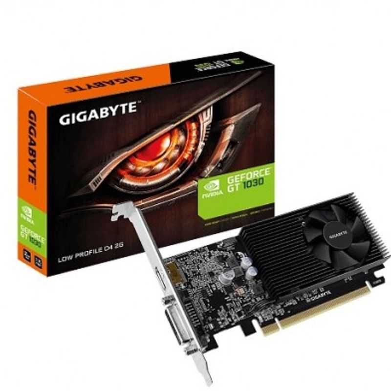 Tarjeta de Video GIGABYTE GVN1030D42GL NVIDIA GeForce GT 1030 2GB GDDR4 PCI Express x16 3.0 TL1 