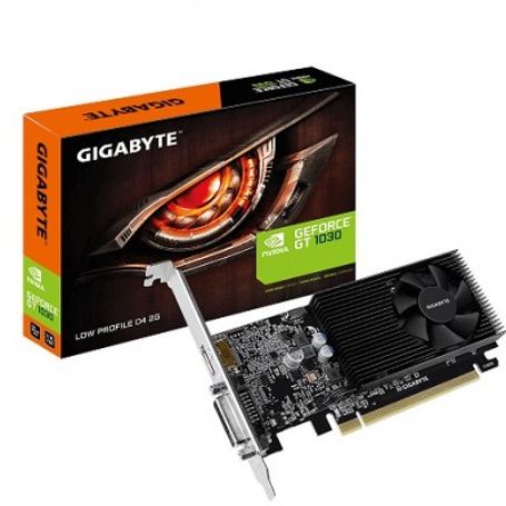 Tarjeta de Video GIGABYTE GVN1030D42GL NVIDIA GeForce GT 1030 2GB GDDR4 PCI Express x16 3.0 TL1 