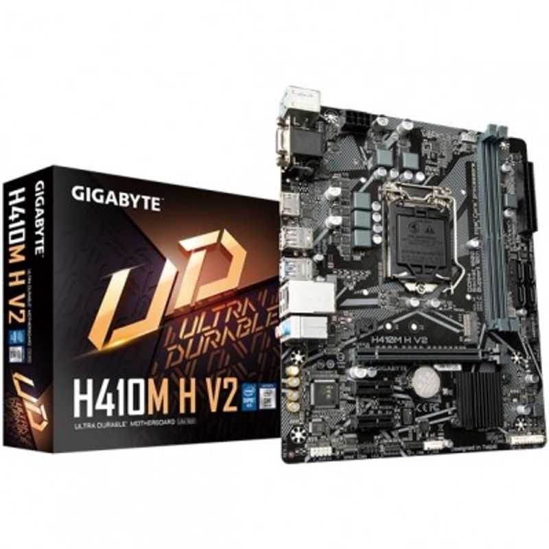 Motherboard  GIGABYTE H410M H V2 DDR4 64 GB Intel LGA 1200 TL1 